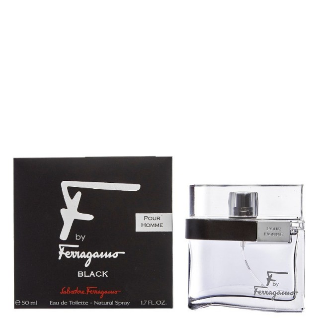 SALVATORE FERRAGAMO F By Ferragamo Black Pour Homme EDT 50ml